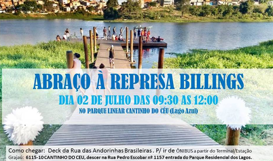 Abraço à Represa Billings será neste sábado